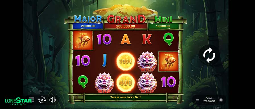 Pandas Fortune slot game screenshot